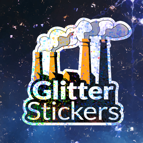 Glitary Sticker Custom Glitter Stickers – Sticker Mill
